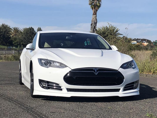 2012-2016.5 Tesla Model S Front Valance: Urethane